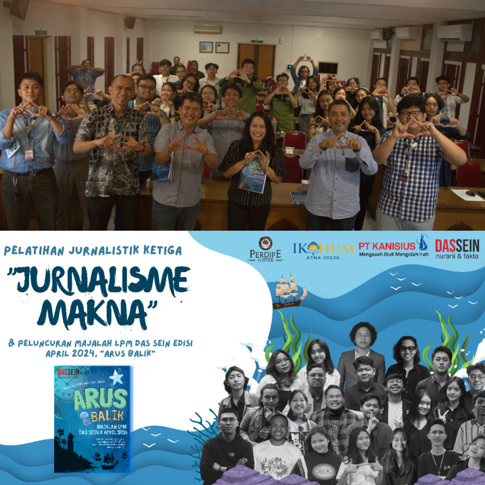 Lokakarya Jurnalistik & Peluncuran Majalah Buletin Edisi April Lembaga Pers Mahasiswa das Sein 2024 Image