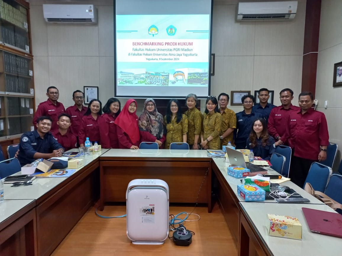 Kunjungan Sekaligus Benchmarking oleh Fakultas Hukum Universitas PGRI Madiun ke Universitas Atma Jaya Yogyakarta Image