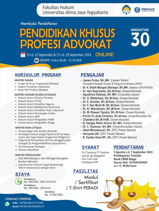 Fakultas Hukum UAJY