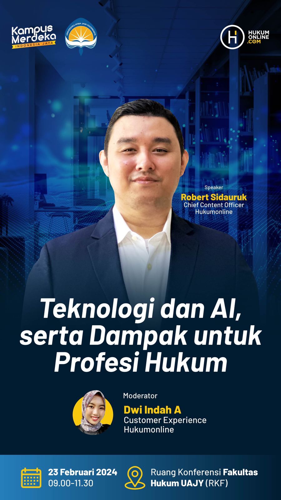 Launching Hukum Online Corner, Sosialisasi Layanan dan Guest Lecture Image