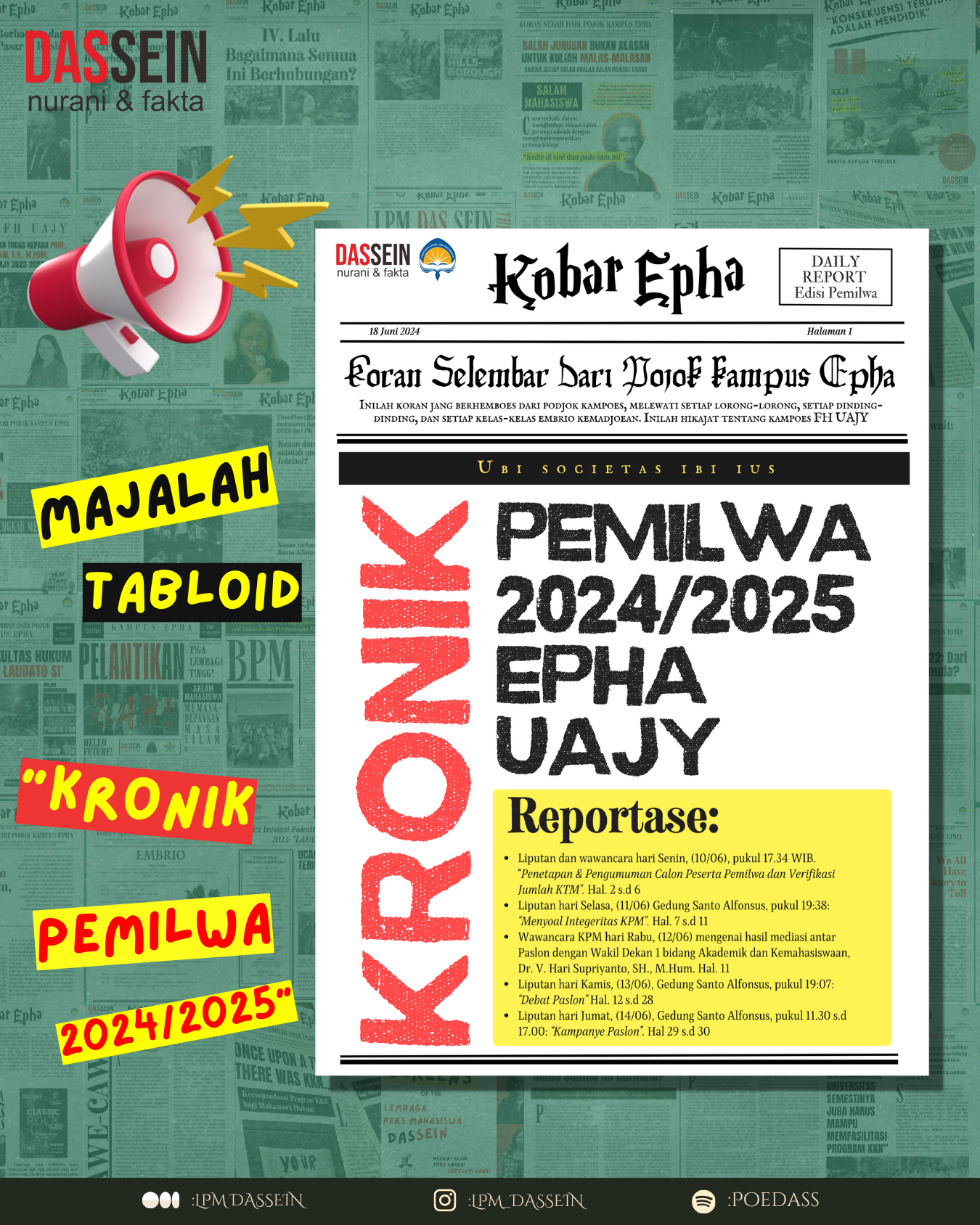 Majalah Tabloid KOBAR: “Kronik PEMILWA 2024/2025” Image