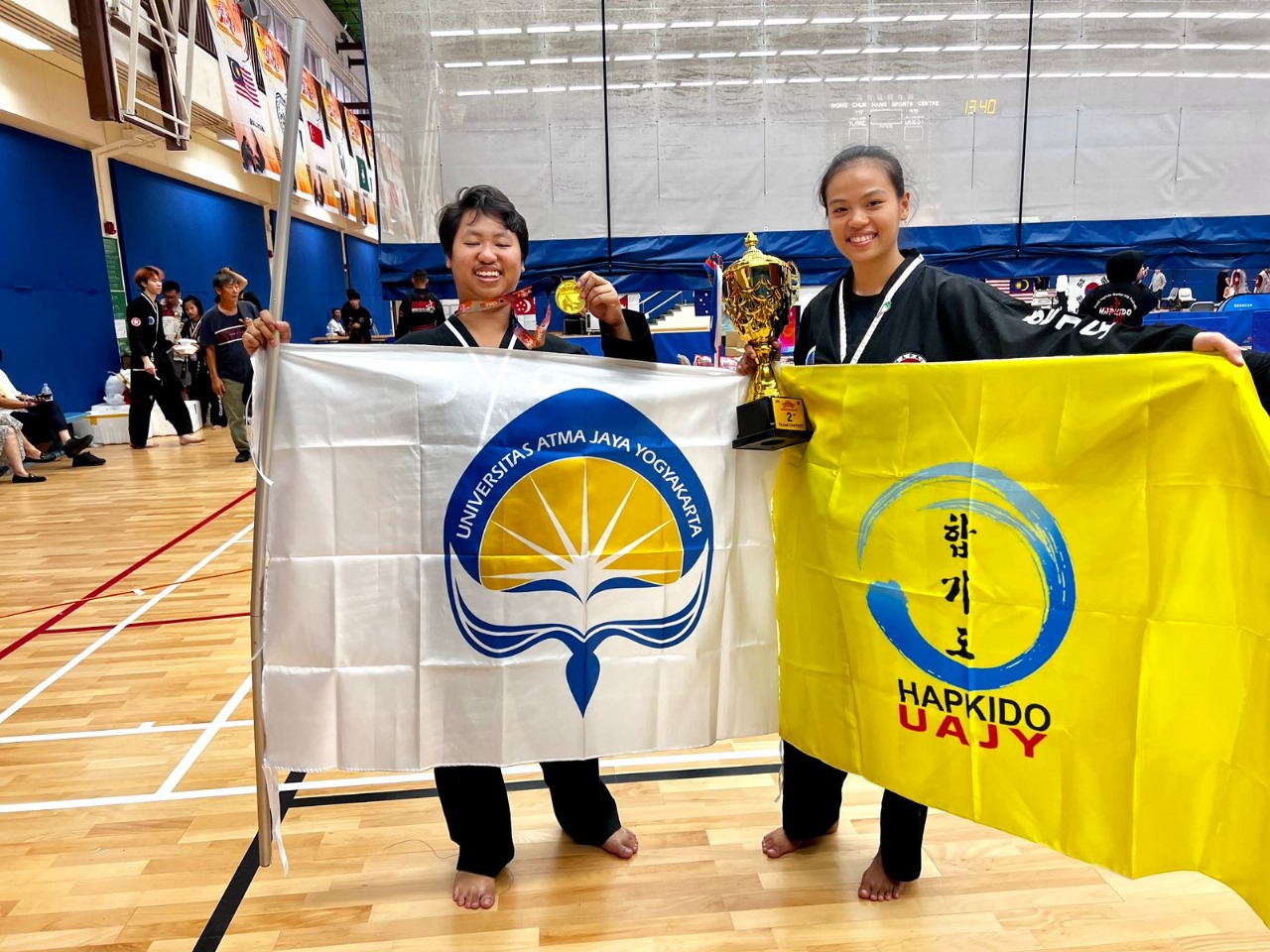 Gold Medal & Silver Medal Putra-Putri Universitas Atma Jaya Yogyakarta dalam “2nd Asian Hapkido Championship in Hongkong 2024” Image