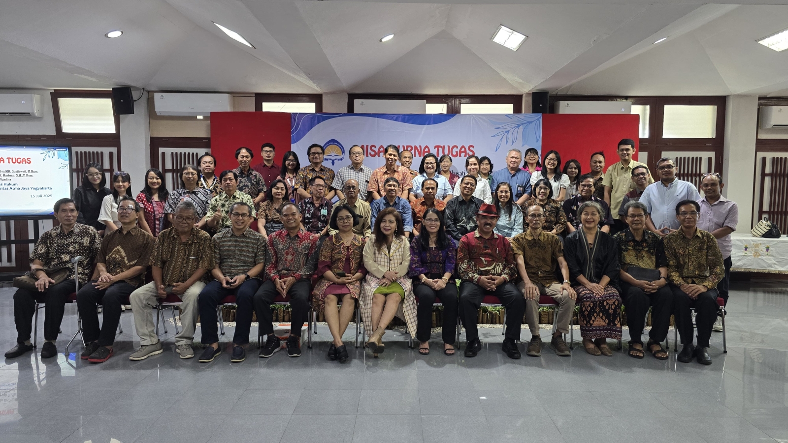 Misa Purna Tugas Dosen Pengajar dan Tenaga Kependidikan FH UAJY Image