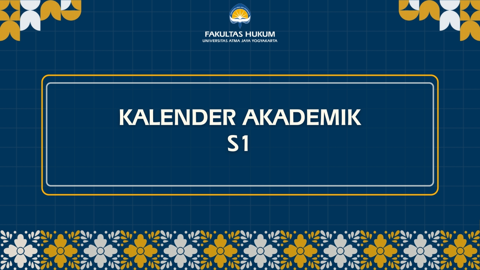 Kalender Akademik S1 TA 2025/2026 Image