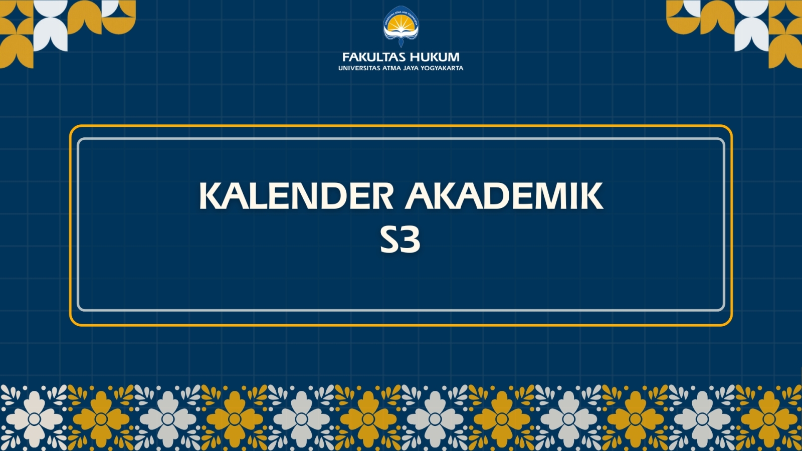 Kalender Akademik S3 TA 2025/2026 Image