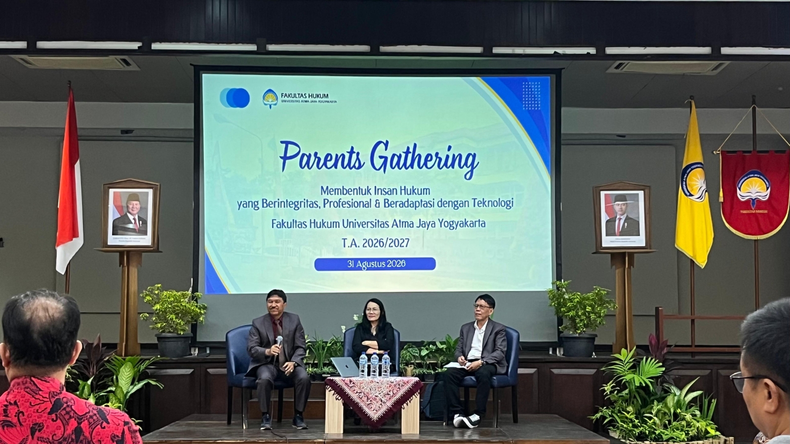 Sambut Mahasiswa Baru 2026, FH UAJY Gelar Pertemuan dengan Orang Tua Mahasiswa Baru Image