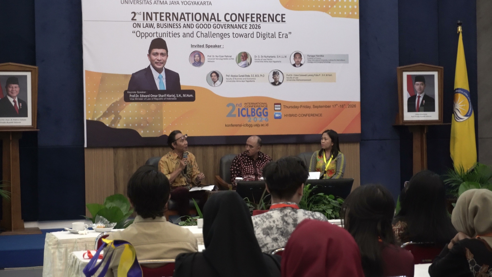 Kolaborasi FH UAJY Dengan FBE UAJY dalam 2nd International Conference on Law, Business, and Good Governance 2026 Image